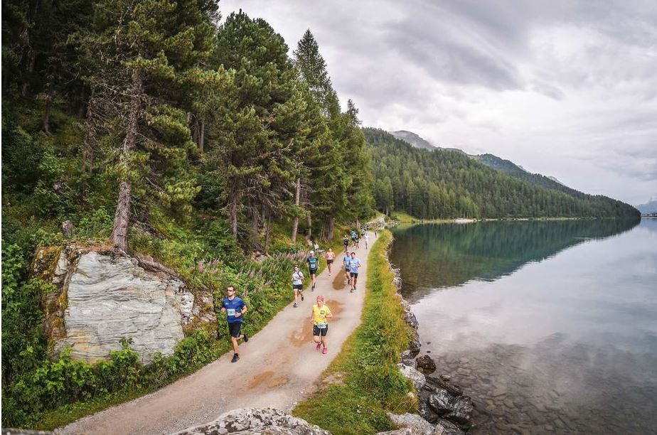 schöne Strecke am Silvaplanersee